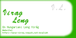 virag leng business card